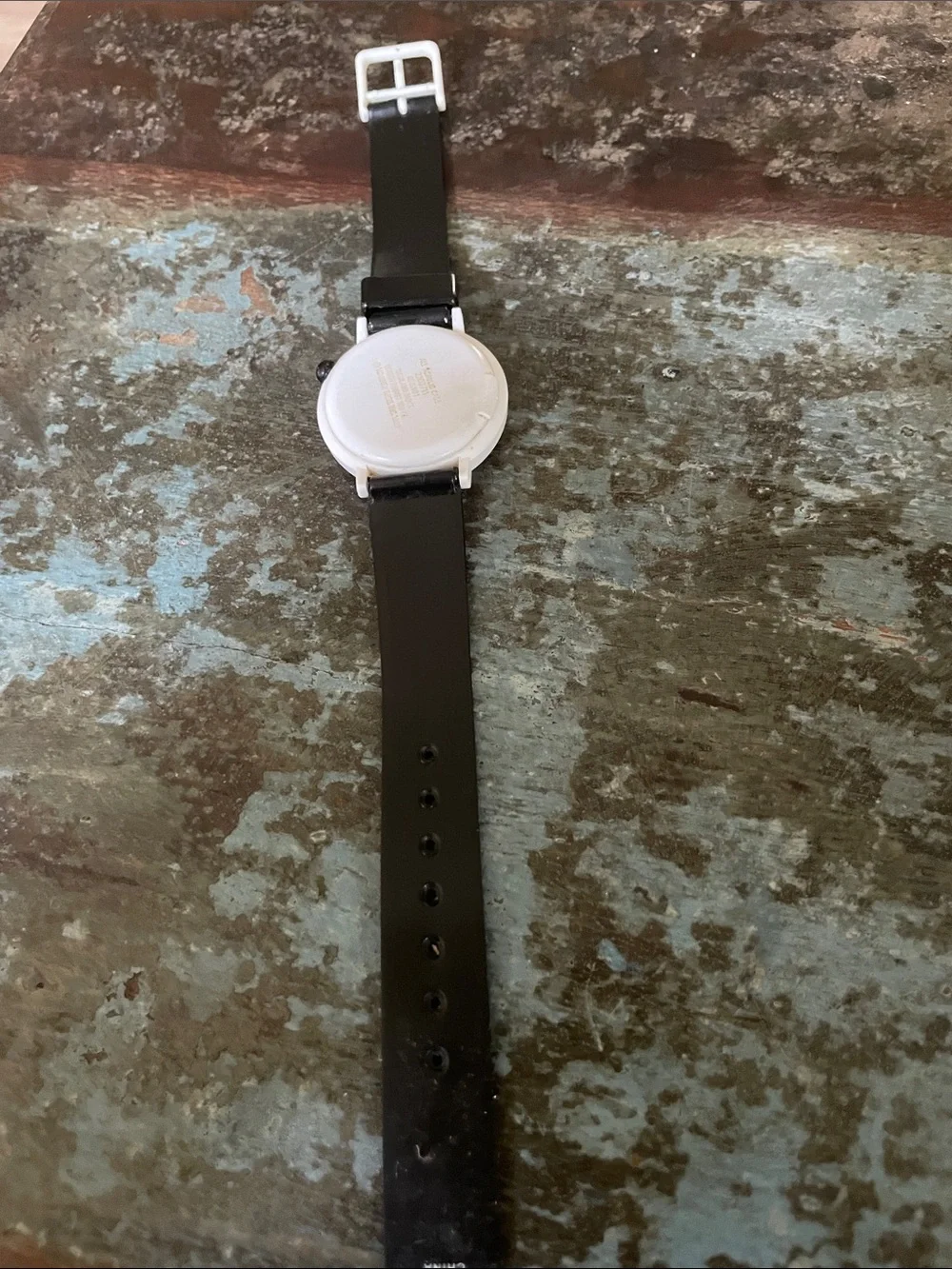Armitron Black Strap White Case Tweety & Sylvester Dial Watch